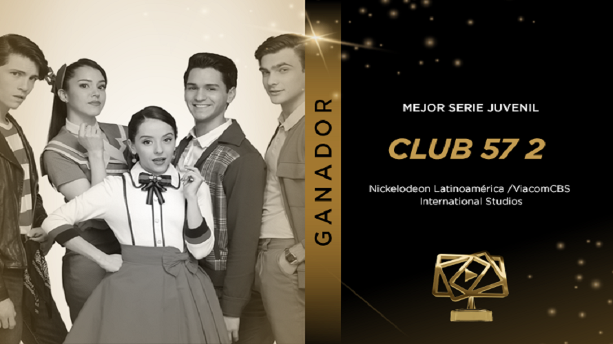 Club 57 ganadora en la categoría Mejor Serie Juvenil en los Premios Produ